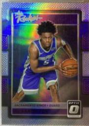 2017 Panini Donruss Optic the Rookies DE'Aaron Fox [Holo] #5 card