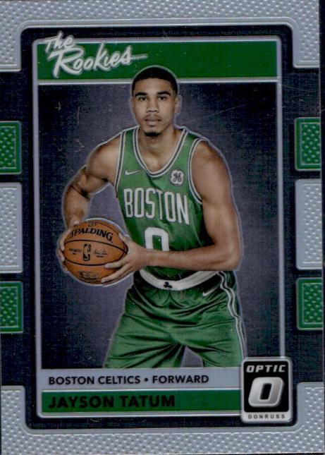 2017 Panini Donruss Optic the Rookies Jayson Tatum [Holo] #3 card