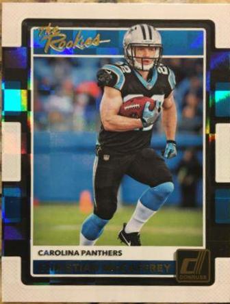 2017 Panini Donruss the Rookies Christian McCaffrey #5 card
