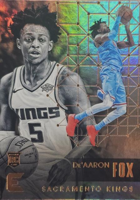 2017 Panini Essentials DE'Aaron Fox #189 card