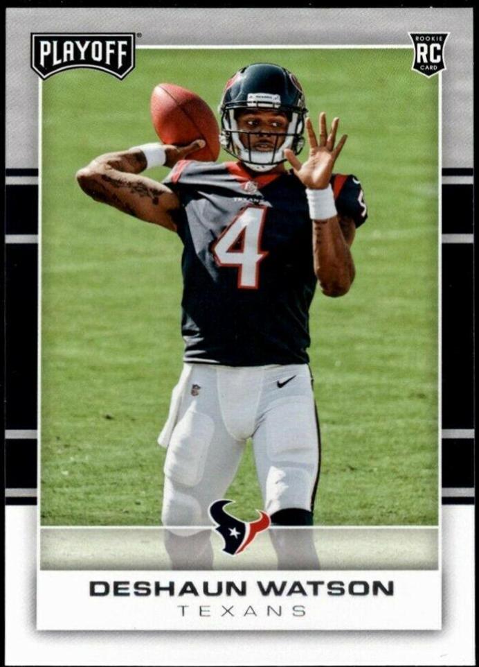 2017 Panini Playoff Deshaun Watson #201 card