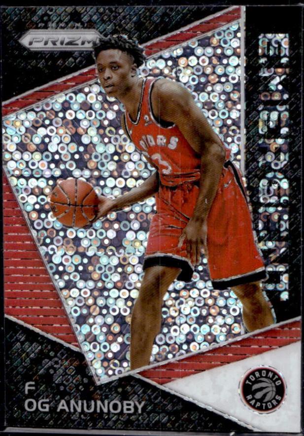 2017 Panini Prizm Emergent OG Anunoby [Fast Break] #EM-OGA card