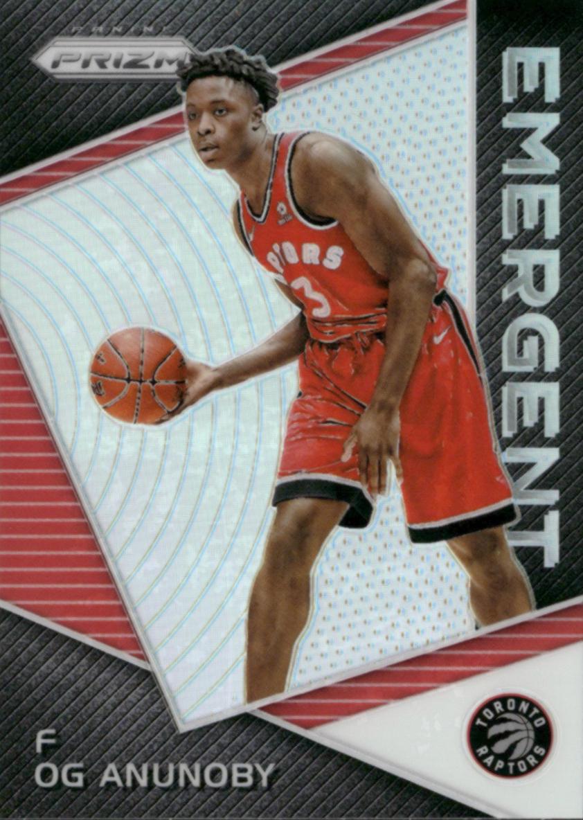 2017 Panini Prizm Emergent OG Anunoby [Silver] #EM-OGA card