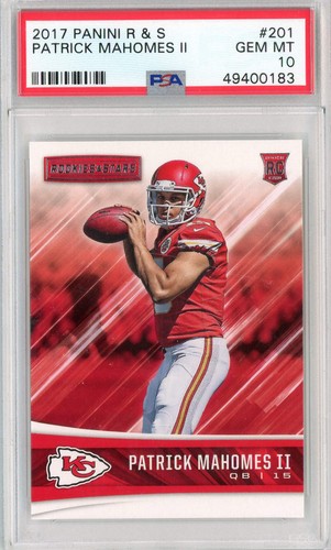 2017 Panini Rookies & Stars Patrick Mahomes II #201 card