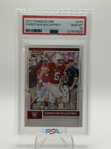 2017 Panini Score Christian McCaffrey #373 card