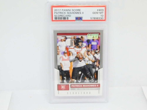 2017 Panini Score Patrick Mahomes II [Scorecard] #403 card