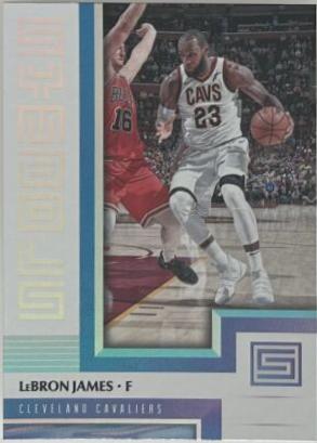 2017 Panini Status Symbols LeBron James #18 card
