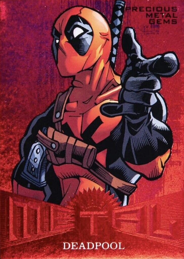 2017 Spider-Man Metals Deadpool [Red] #MM12 card