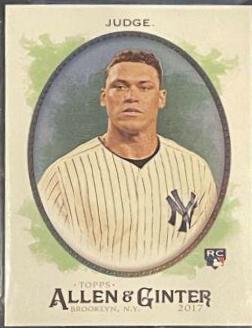 2017 Topps Allen & Ginter Aaron Judge [Hot Box Foil] #172 card