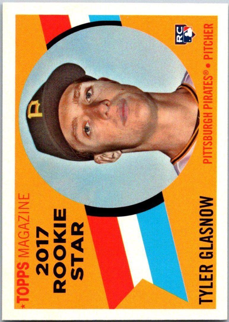 2017 Topps Archives 1960 Rookie Star Tyler Glasnow #RS-8 card