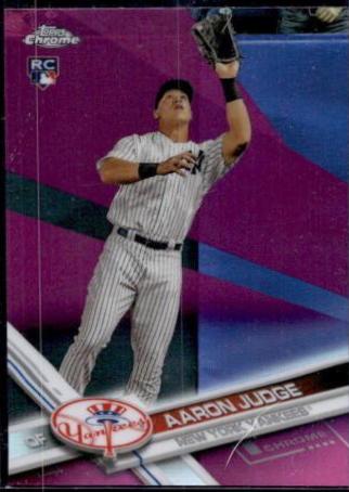 2017 Topps Chrome Aaron Judge [Pink] #169 card