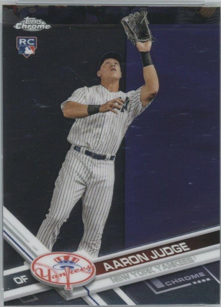 2017 Topps Chrome Aaron Judge [Prism] #169 card