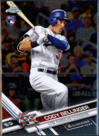 2017 Topps Chrome Update Cody Bellinger, RC #HMT81 card