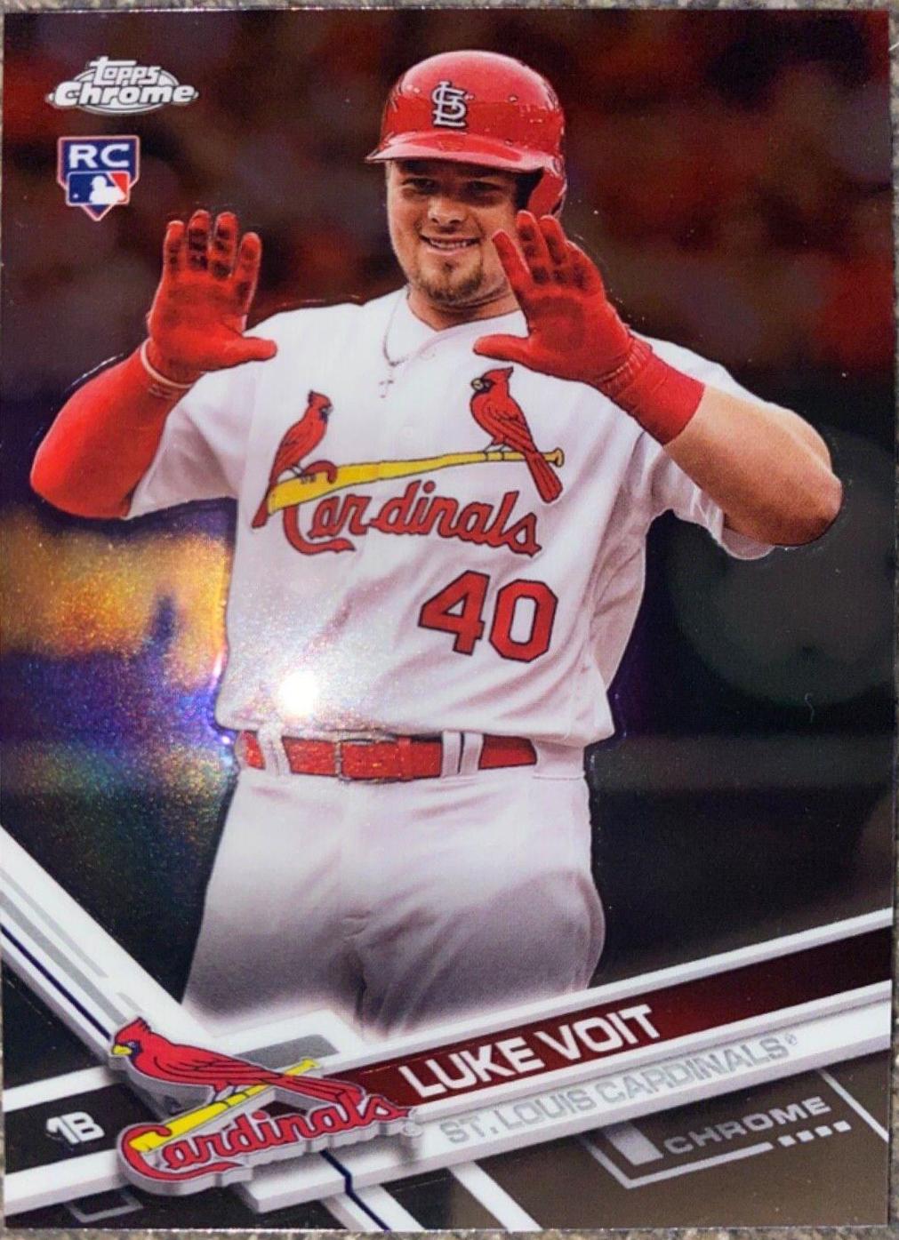 2017 Topps Chrome Update Luke Voit #HMT36 card