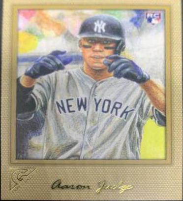 2017 Topps Gallery Aaron Judge [Canvas] #117 card