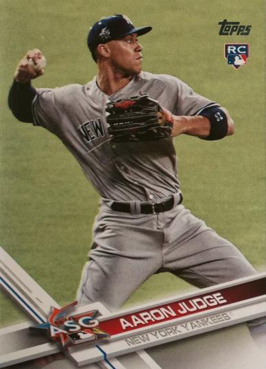 2017 Topps Update Aaron Judge [Throwing] #US166 card
