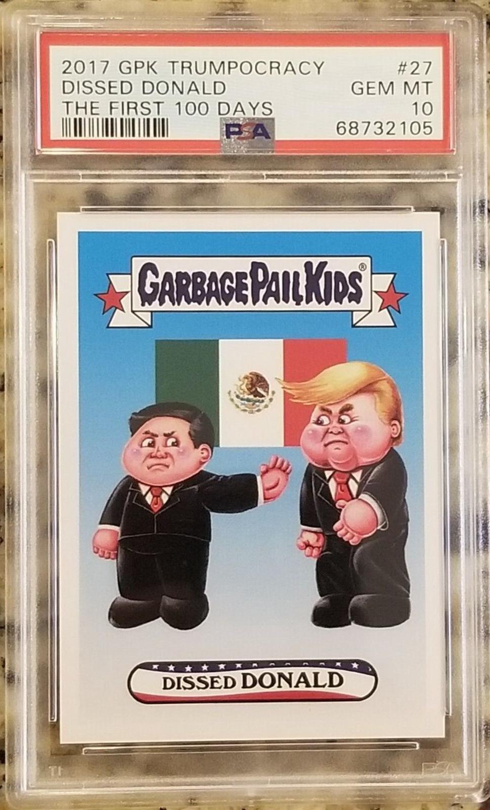 2017 Trumpocracy Dissed DONALD #27 card