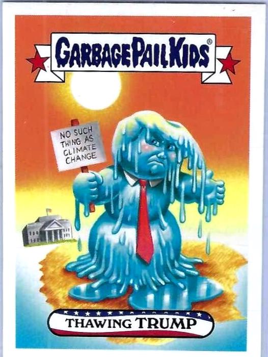 2017 Trumpocracy Thawing TRUMP #32 card