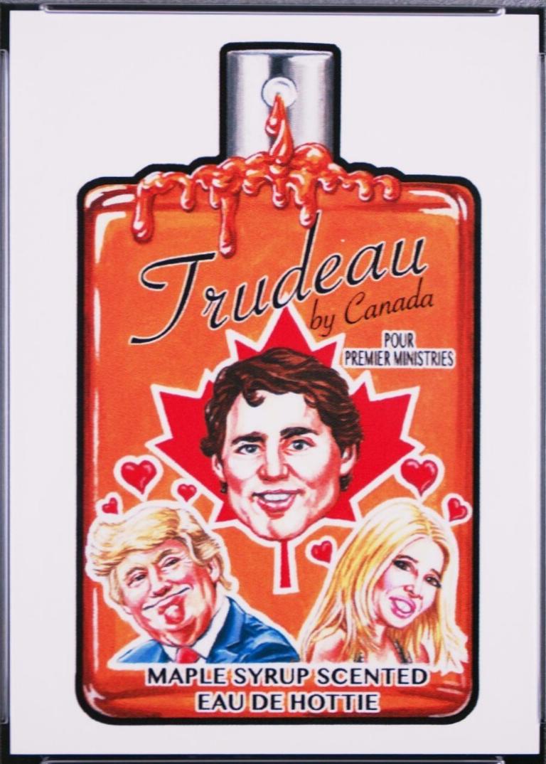 2017 Trumpocracy Trudeau by Canada #69 card