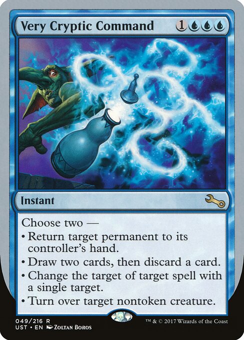2017 Unstable Very Cryptic Command #49d card