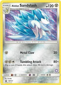 2018 Alolan Sandslash & Ninetales Alolan Sandslash #16 card