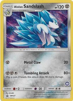 2018 Alolan Sandslash & Ninetales Alolan Sandslash #30 card