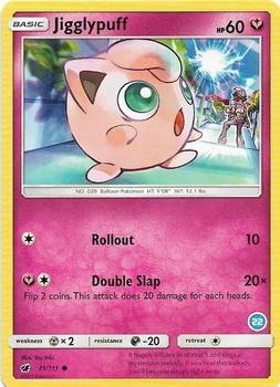 2018 Alolan Sandslash & Ninetales Jigglypuff #22 card