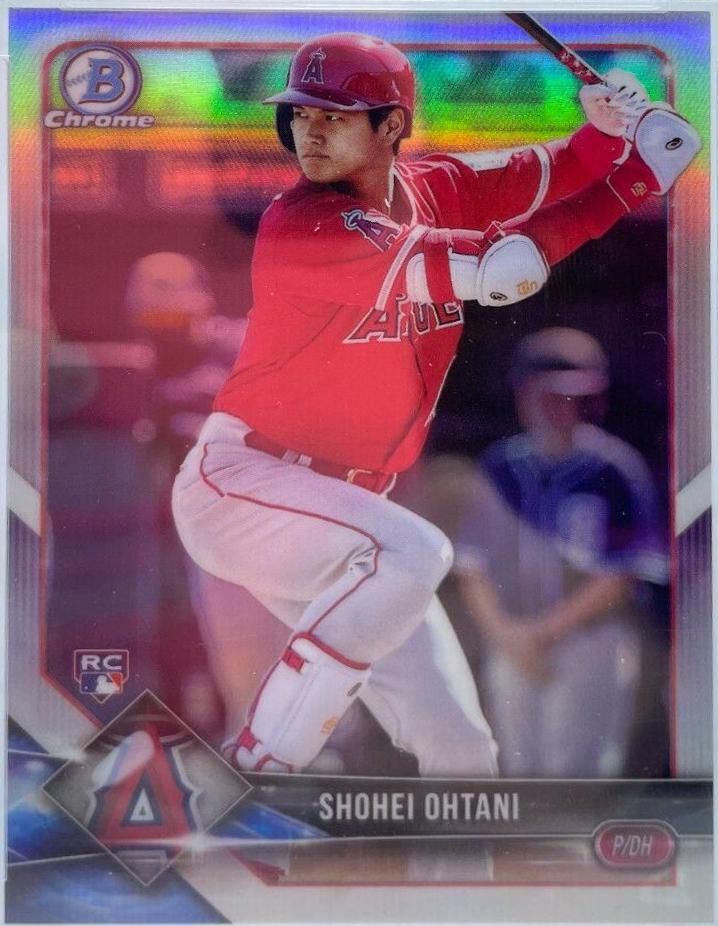 2018 Bowman Chrome Shohei Ohtani [Batting Refractor] #1 card