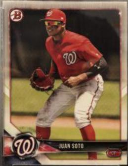 2018 Bowman Paper Prospects Juan Soto #BP52 card