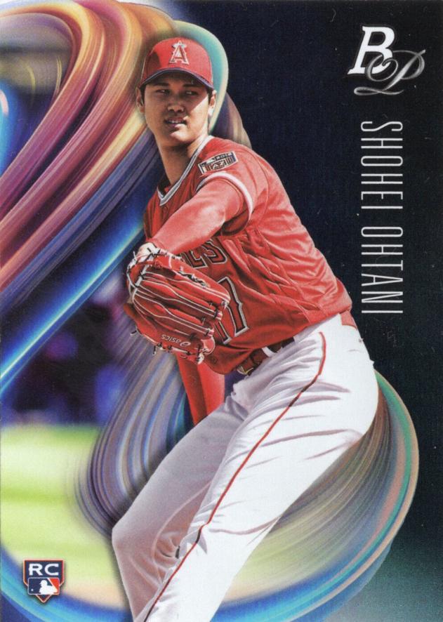 2018 Bowman Platinum Shohei Ohtani [With Glove] #34 card