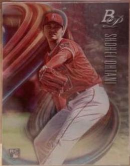 2018 Bowman Platinum Shohei Ohtani [With Glove Ice] #34 card