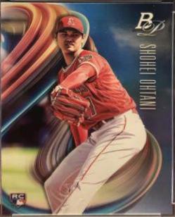2018 Bowman Platinum Shohei Ohtani [With Glove Sky Blue] #34 card