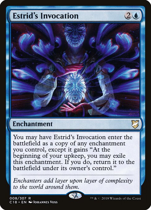 2018 Commander 2018 Estrid's Invocation #8 card
