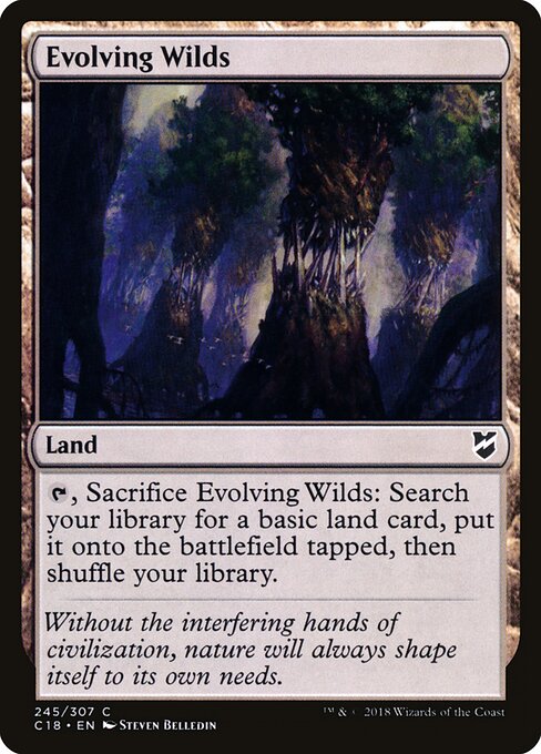 2018 Commander 2018 Evolving Wilds #245 card