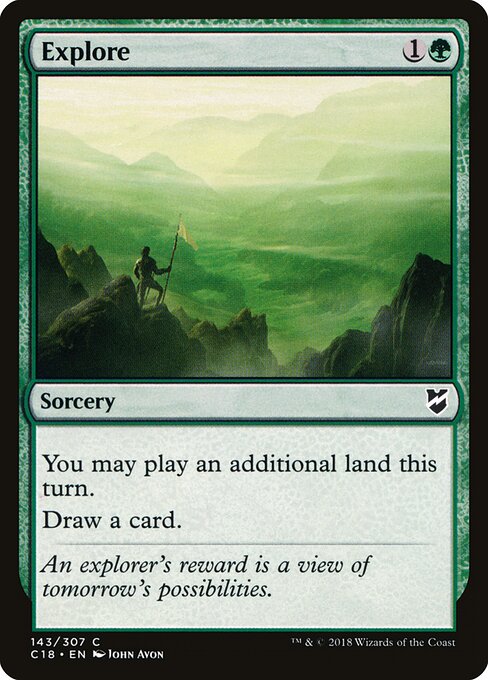 2018 Commander 2018 Explore #143 card