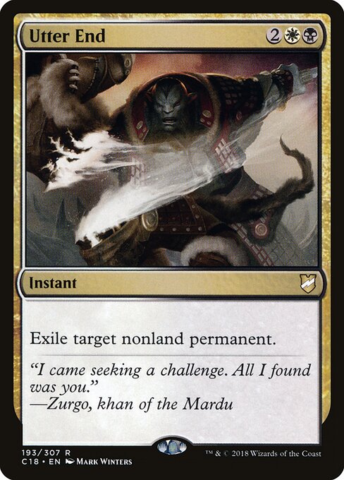 2018 Commander 2018 Utter End #193 card