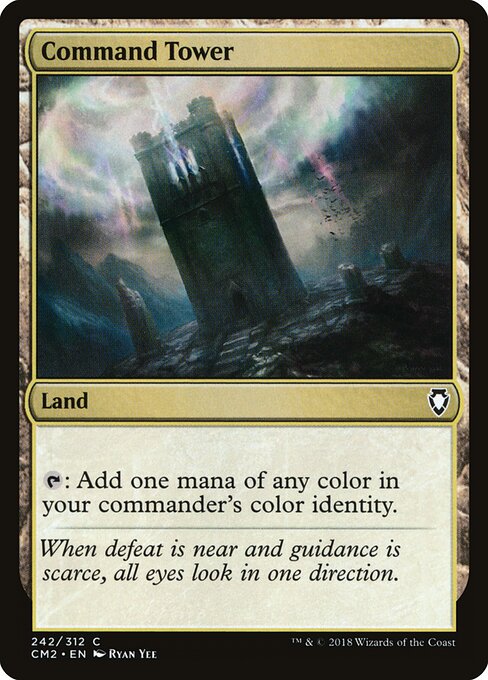 2018 Commander Anthology Volume II Command Tower #242 card