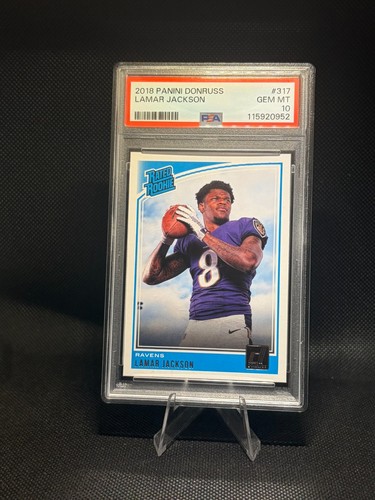 2018 Donruss Lamar Jackson #317 card