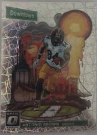 2018 Donruss Optic Downtown Antonio Brown #DT-4 card