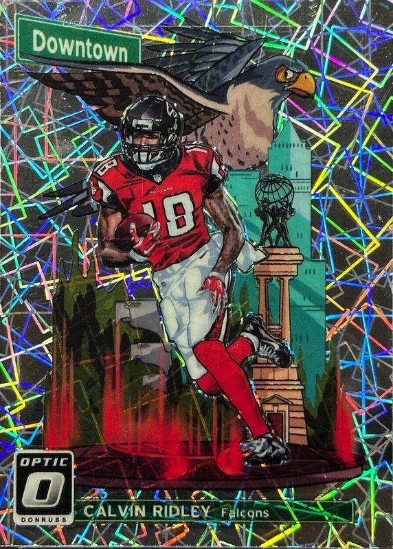2018 Donruss Optic Downtown Calvin Ridley #DT-19 card