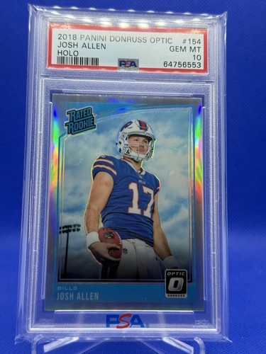 2018 Donruss Optic Josh Allen [Holo] #154 card