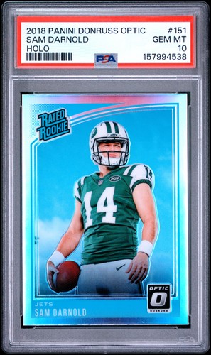 2018 Donruss Optic Sam Darnold [Holo] #151 card