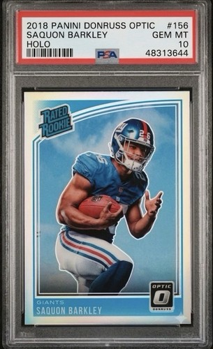 2018 Donruss Optic Saquon Barkley [Holo] #156 card