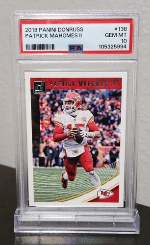 2018 Donruss Patrick Mahomes II #138 card