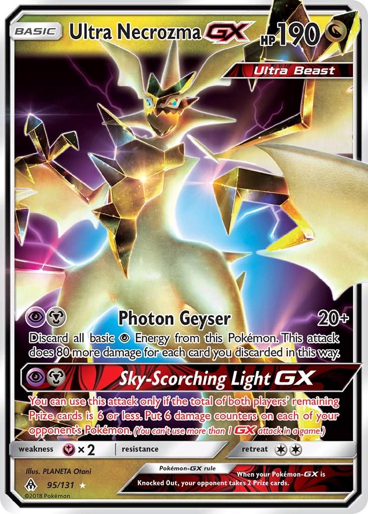 2018 Forbidden Light Ultra Necrozma-GX #95 card