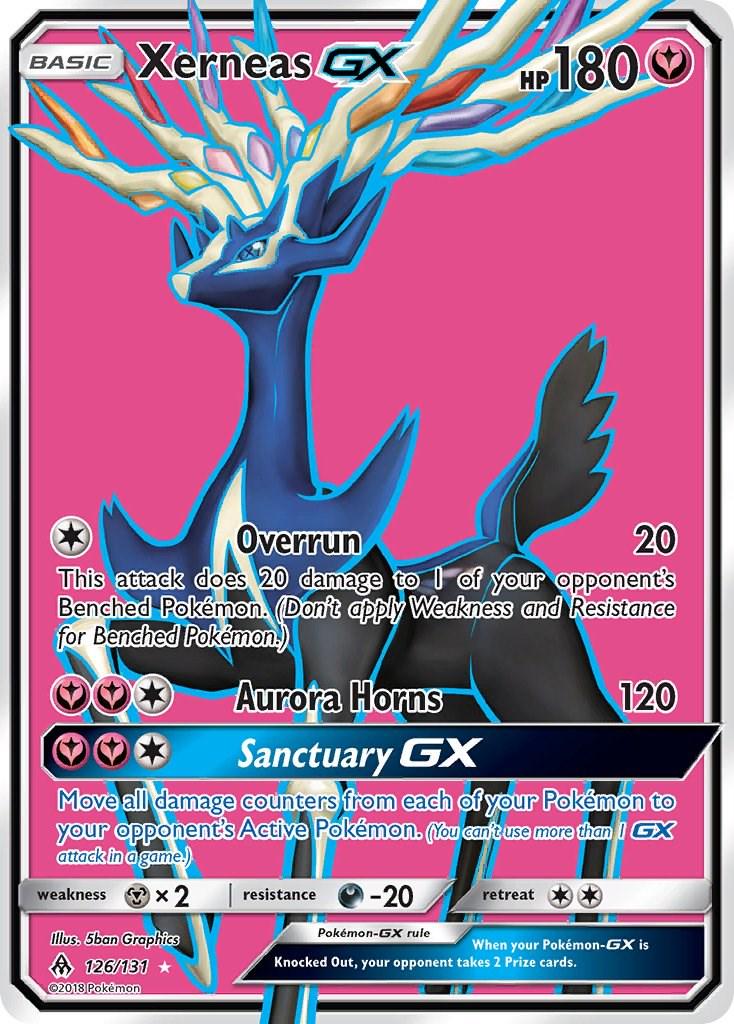 2018 Forbidden Light Xerneas-GX #126 card