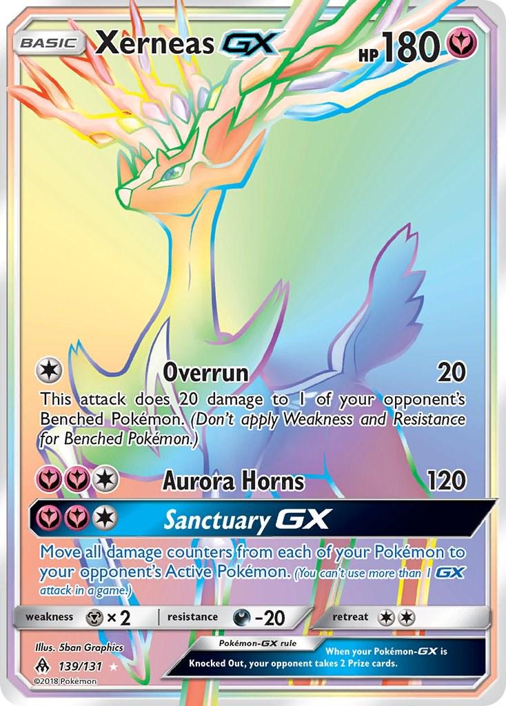 2018 Forbidden Light Xerneas-GX #139 card