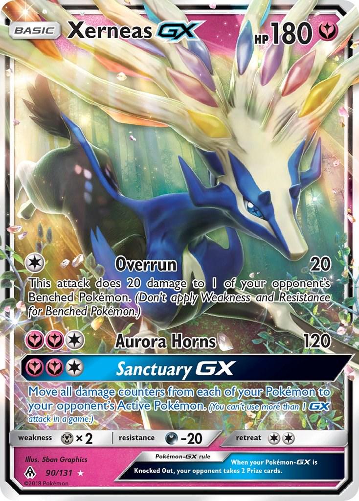 2018 Forbidden Light Xerneas-GX #90 card