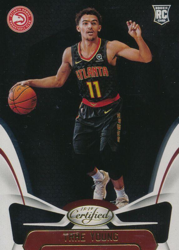 2018 Panini Certified Trae Young #155 card
