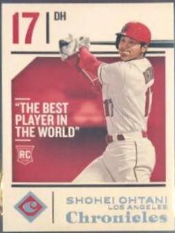 2018 Panini Chronicles Shohei Ohtani #30 card